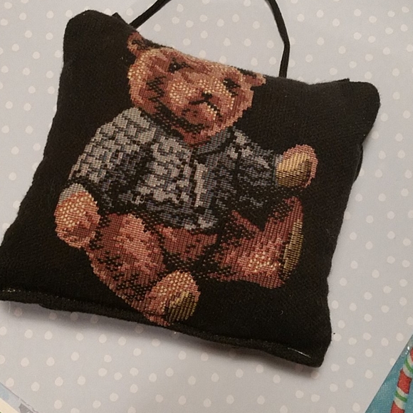 Small Teddy Bear Pillow for Child's, Baby's Room - Picture 2 of 7